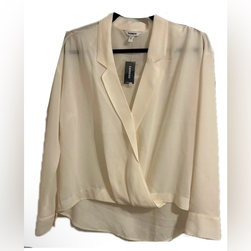 {EXPRESS} cream blouse NWT